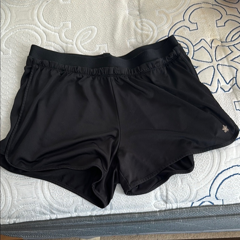 Women's Black Athletic Shorts